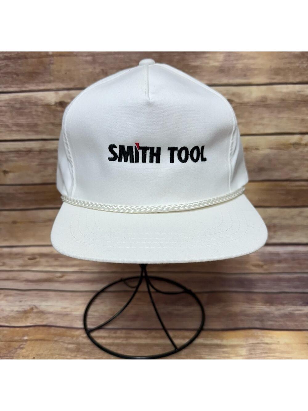 Yupoong, Smith Tool White Cap. Braided band. In pristine condition!